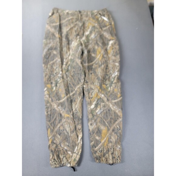 Mossy Oak Pants Mens XL Camo Shadow Branch Hunting Cotton Elastic Waist Drawcord - Picture 1 of 14